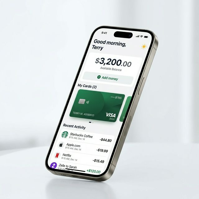 Mobile app interface preview
